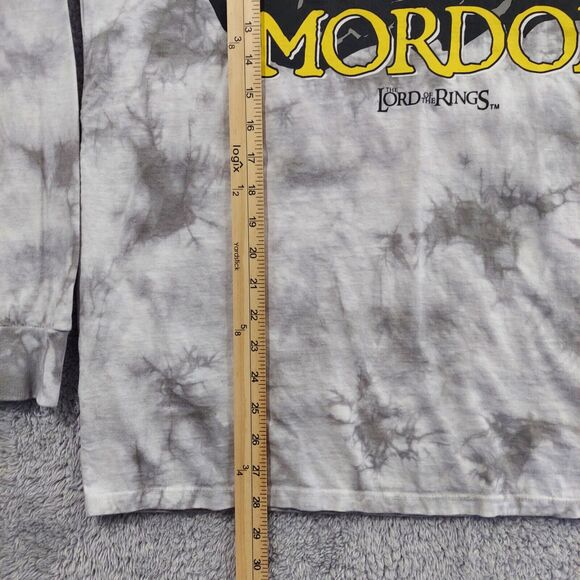 Lord of the Rings Mordor Gray Tie Dye Long Sleeve T-Shirt, Size Large - Picture 4 of 7